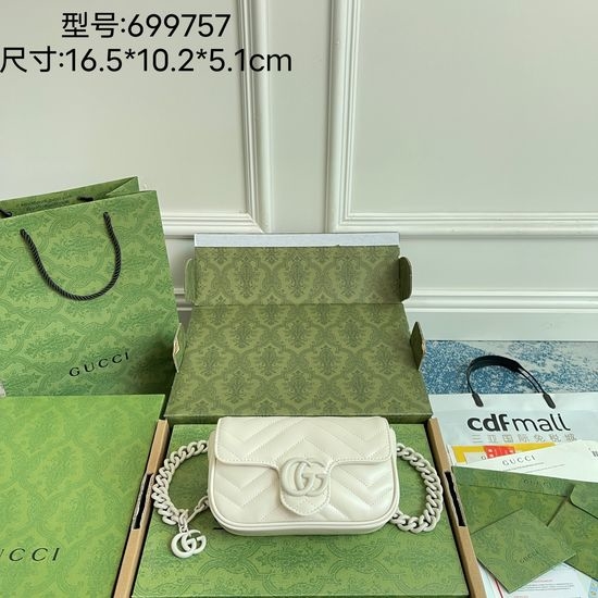 Gucci GG Marmont Waist Shoulder Bag 699757