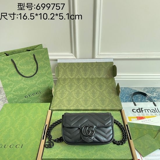 Gucci GG Marmont Waist Shoulder Bag 699757