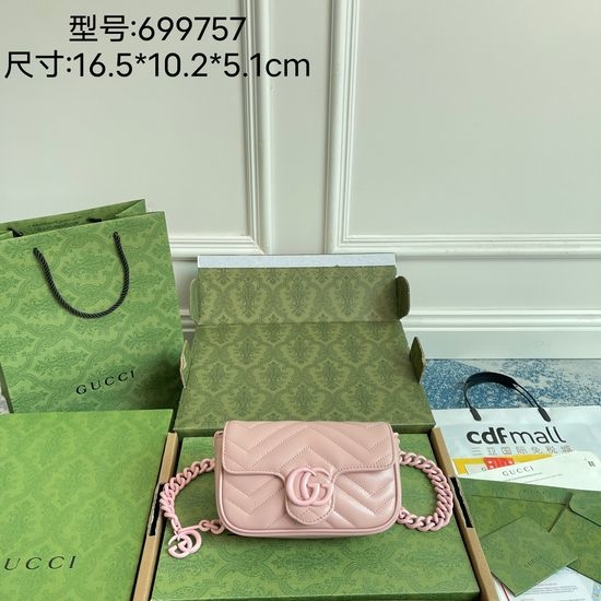Gucci GG Marmont Waist Shoulder Bag 699757