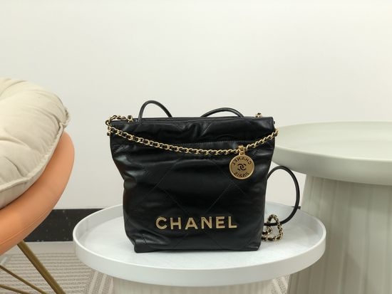Chanel Mini Shopping Calfskin Double Chain Bag 3980