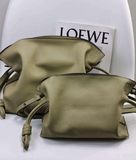 Loewe Flamenco Mini Drawstring Knot Bag 11046s