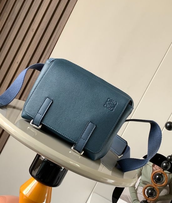 Loewe Military Messenger Leather Crossbody Bag 9012