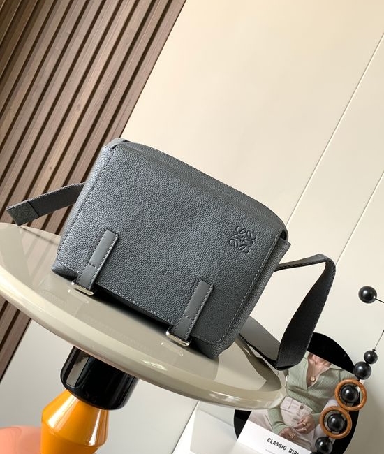 Loewe Military Messenger Leather Crossbody Bag 9012