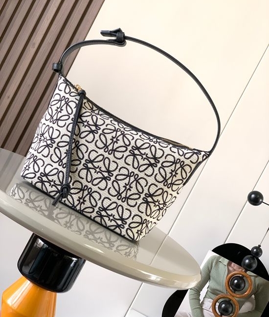 Loewe Cubi Anagram Jacquard Shoulder Bag 9007