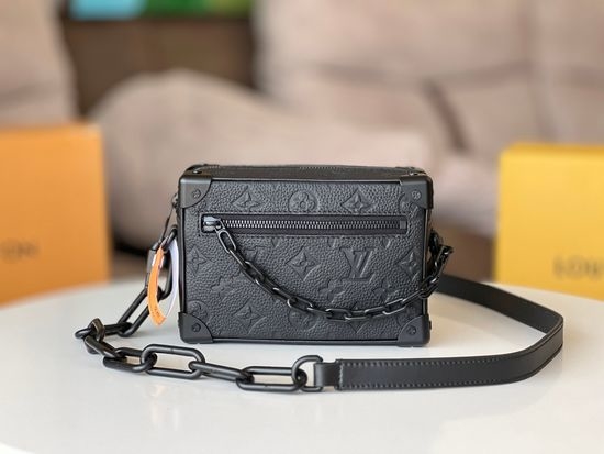 Louis Vuitton LV Soft Trunk Taurillon Leather Handbag M44480