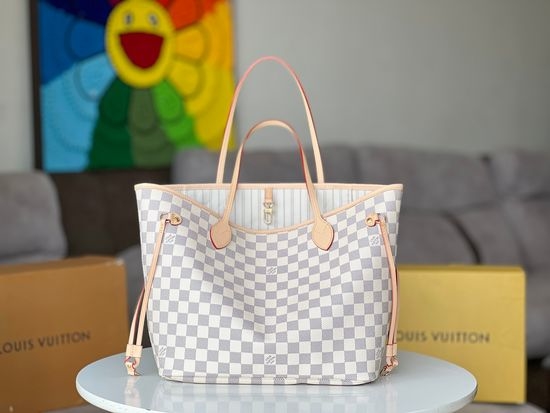 Louis Vuitton LV Neverfull Damier Azur Tote N41361
