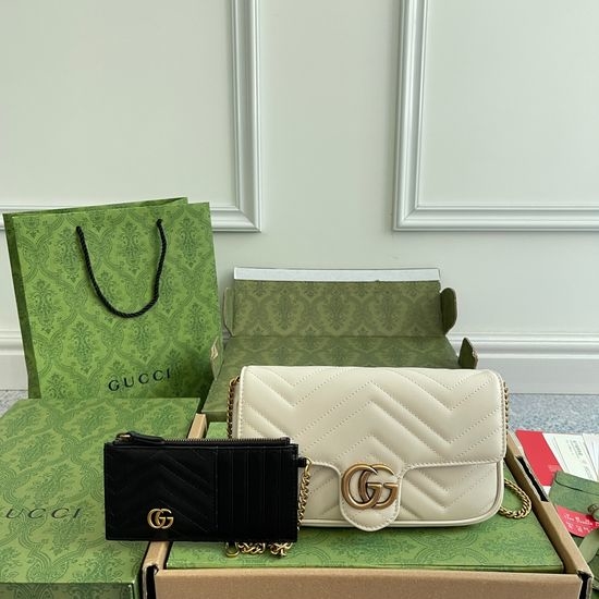Gucci GG Marmont Quilted Leather Mini Chain Bag 751526