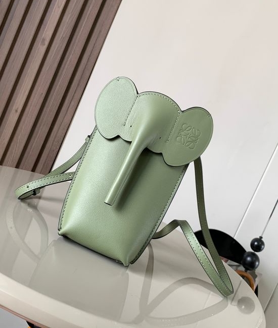 Loewe Elephant Classic Leather Crossbody Bag 9200