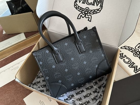 MCM München Visetos Small Tote Handbag 3259