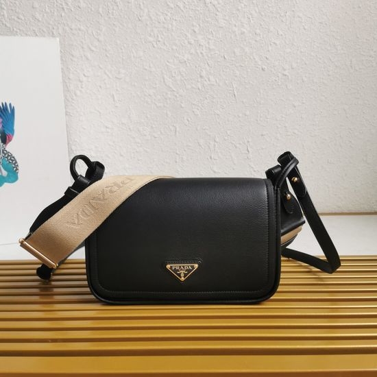 Prada Lindy Grain Leather Crossbody Bag 1BD372