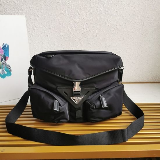 Prada Nylon Flap Multi-pocket Crossbody Bag 2VD062