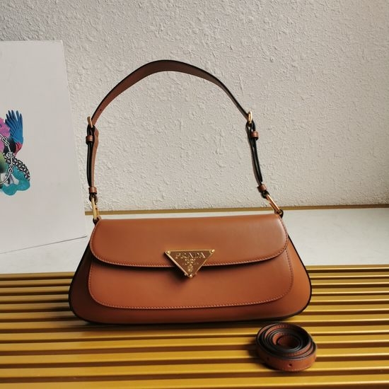 Prada Smooth Leather Shoulder Bag 1BD344