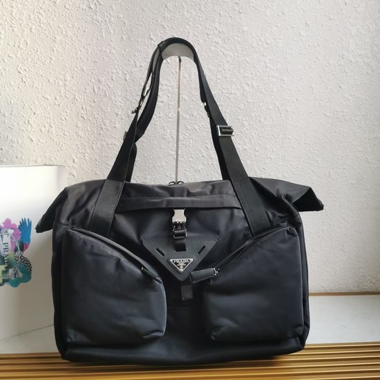 Prada Nylon Large Capacity Travel Duffle Bag 18087