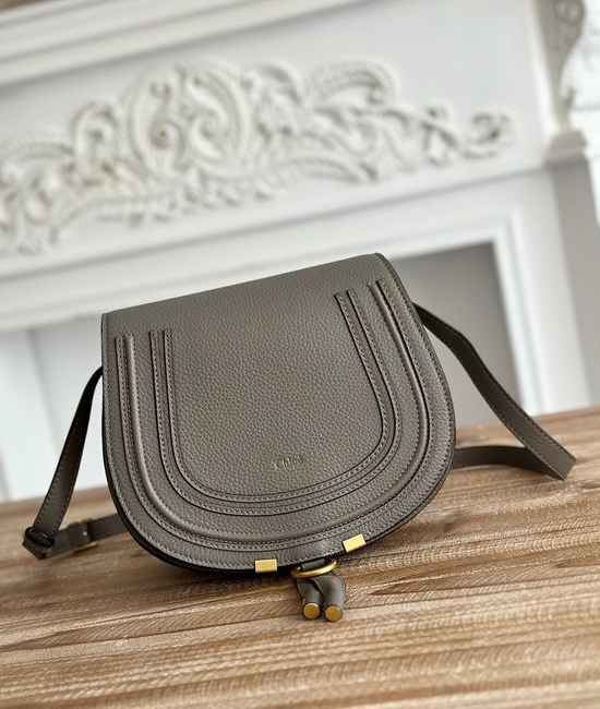 Chloe Marcie Grained Leather Satchel 2019