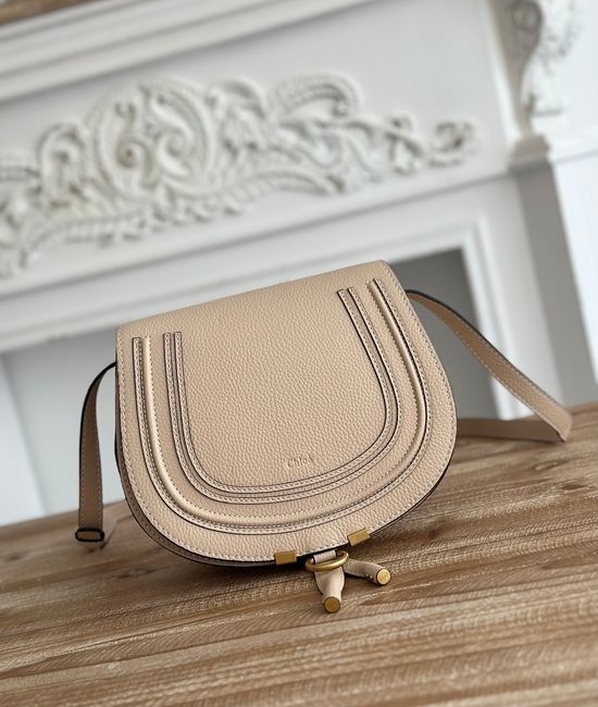 Chloe Marcie Grained Leather Satchel 2019