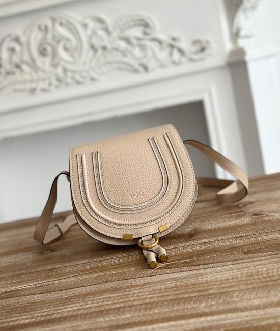 Chloe Marcie Beige Small Shoulder Bag 2000
