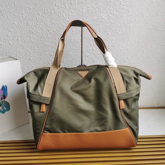 Prada Travel Bag Nylon Leather 2VC040B