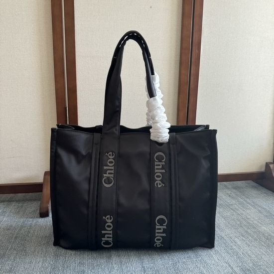 Chloe Woody Large Nylon Tote Bag 6083