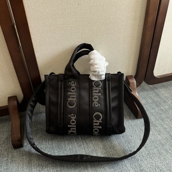 Chloe Woody Medium Nylon Tote Bag 6081