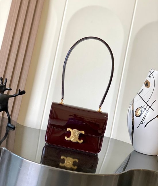 Celine Teen Garence Leather Handbag 118053