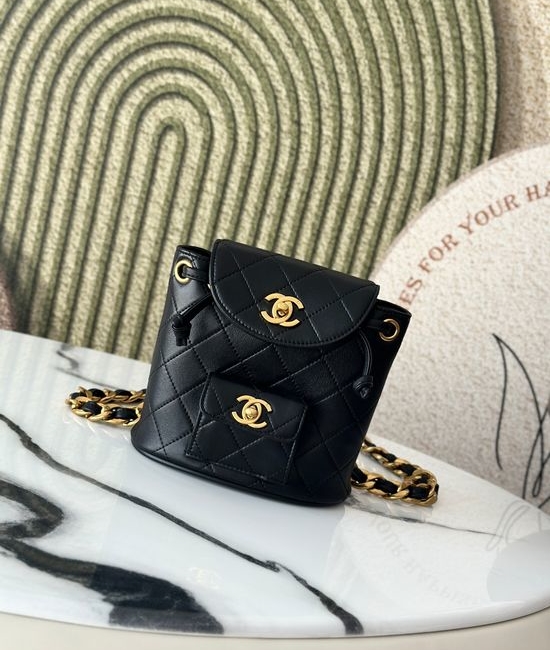 Chanel Vintage Quilted Lambskin Backpack A2211