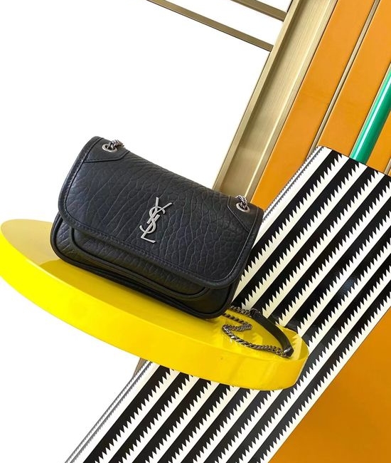 Yves Saint Laurent YSL Niki Mini Lambskin Crossbody Bag 828736