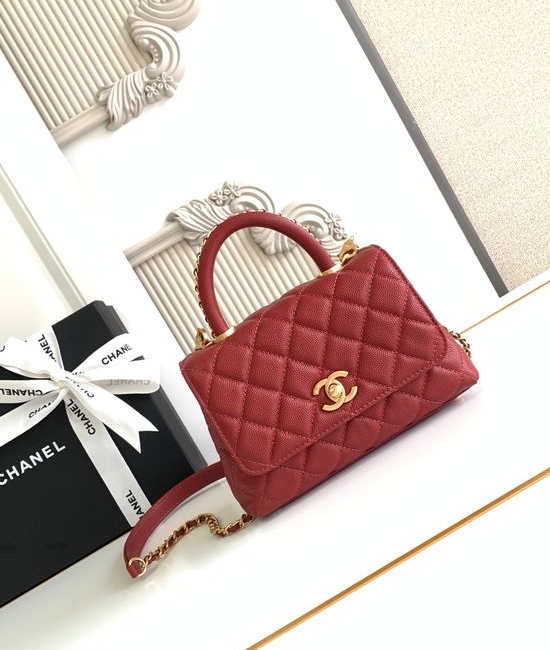 Chanel Coco Handle Flap Handbag 2215
