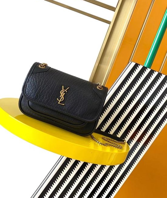 Yves Saint Laurent YSL Niki Mini Lambskin Crossbody Bag 828736
