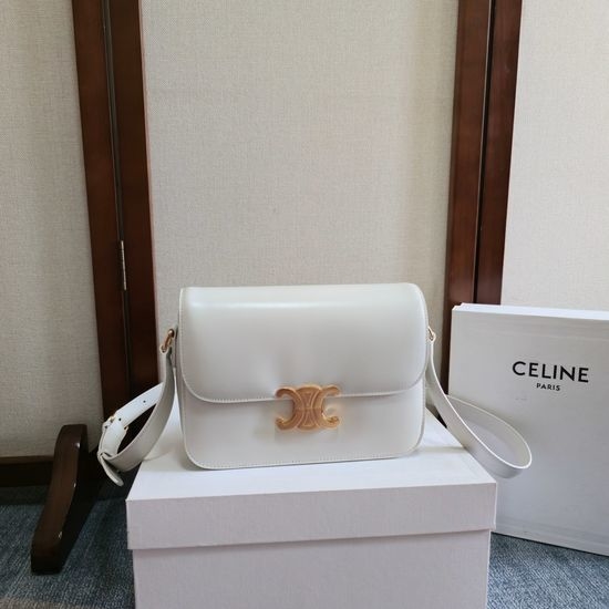 Celine Triomphe Classic Retro Leather Bag 187363