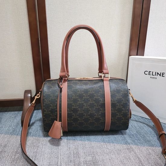 Celine Boston Printed Shoulder Bag 119572