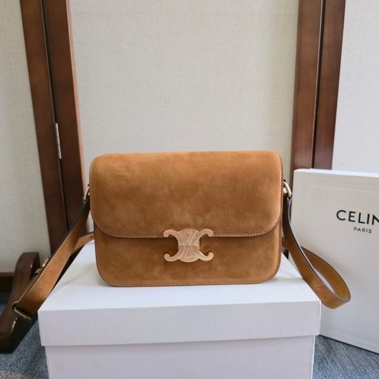 Celine Suede Triomphe Retro Classic Bag 187363