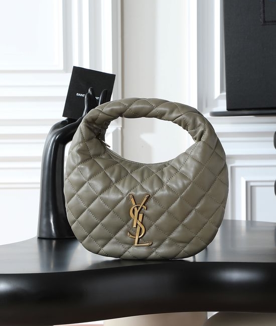 Yves Saint Laurent YSL ICARE Croissant Lambskin Bag 851689