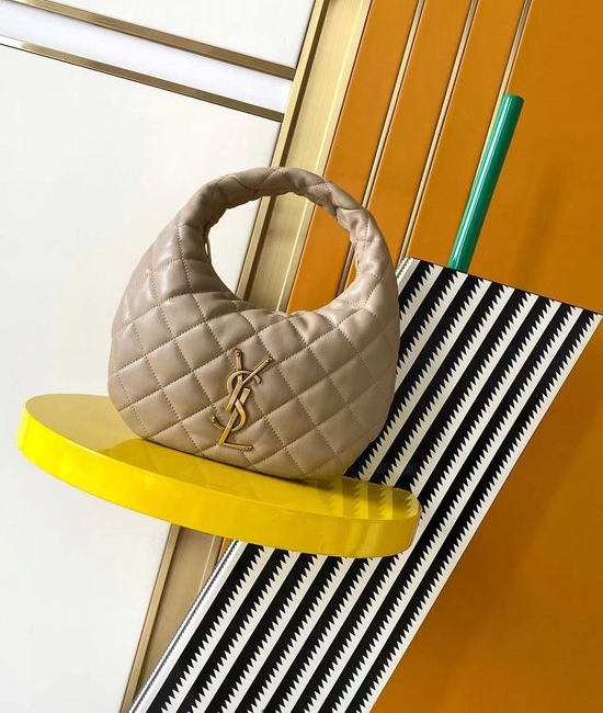 Yves Saint Laurent YSL ICARE Lambskin Croissant Shoulder Bag 851689