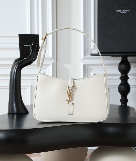 Yves Saint Laurent YSL White Classic Elegant Shoulder Bag 657228-1