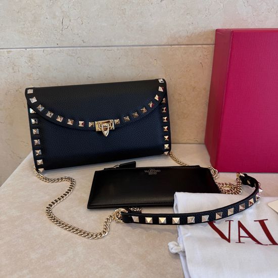 Valentino Garavani Rockstud Small Leather Crossbody Bag 6704