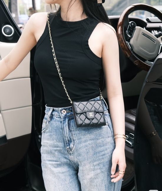 Chanel Mini WOC Crossbody Bag with Magnetic Clasp AP288