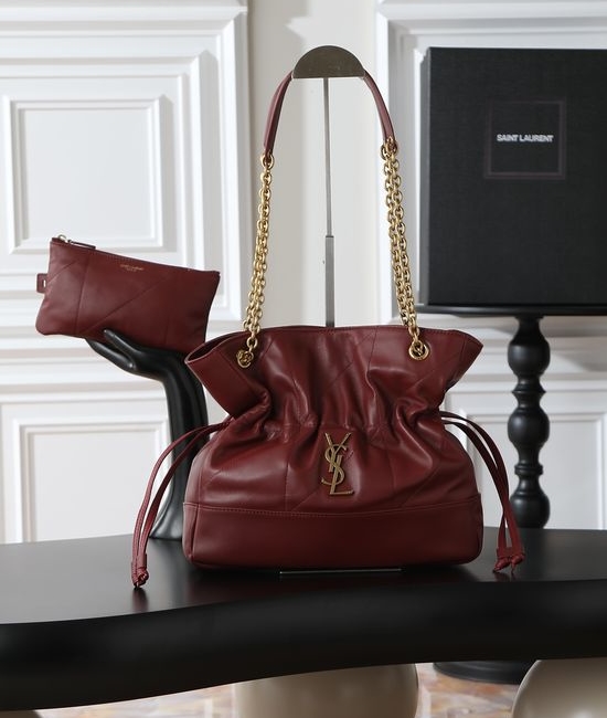Yves Saint Laurent YSL Jamie Leather Bucket Bag 833948