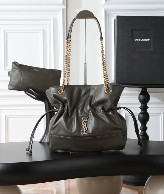 Yves Saint Laurent YSL Jamie Leather Bucket Bag 833948
