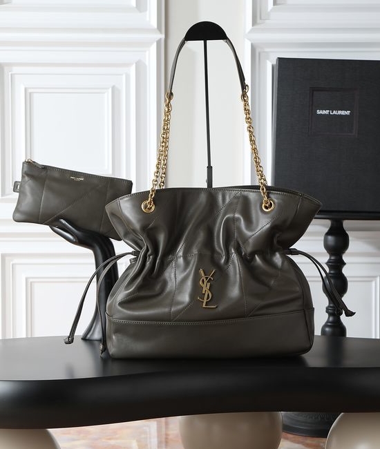 Yves Saint Laurent YSL Jamie 4.3 Large POCHON Bucket Bag 809824