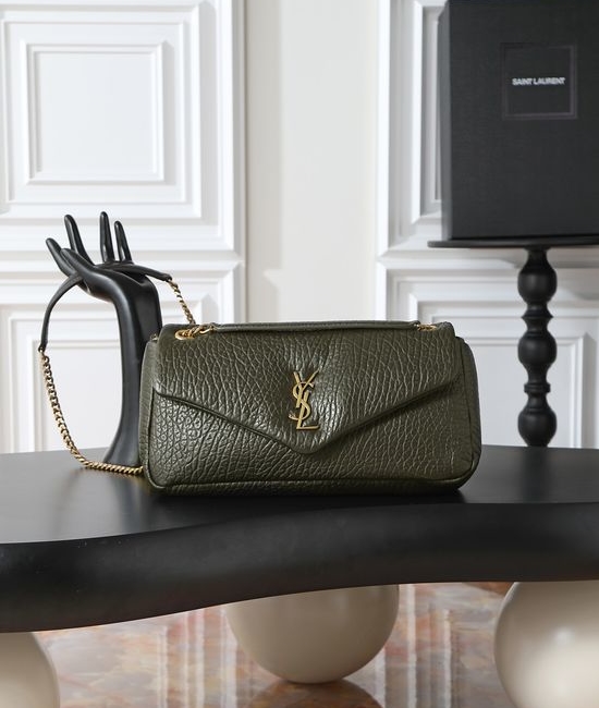 Yves Saint Laurent YSL Calypso Lambskin Chain Shoulder Bag 800916
