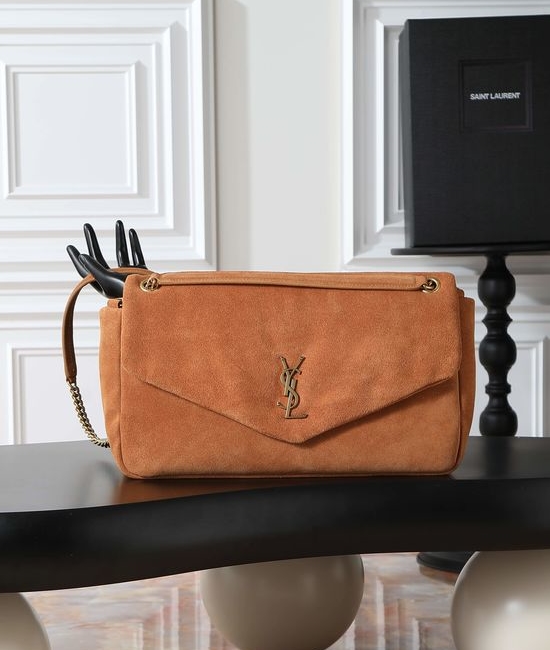 Yves Saint Laurent YSL CALYPSO Suede Chain Bag 777399