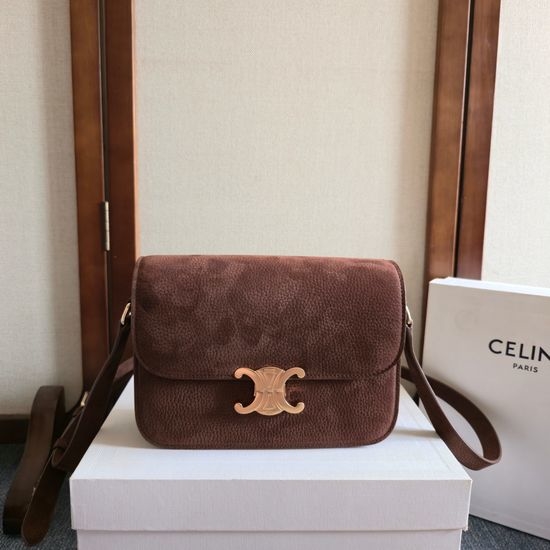 Celine TEEN TRIOMPHE Calfskin Handbag 187363