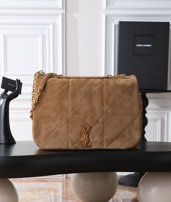 Yves Saint Laurent YSL JAMIE 4.3 Large Suede Handbag 742431