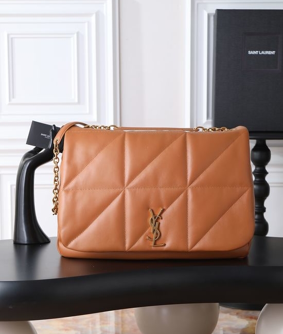 Yves Saint Laurent YSL JAMIE 4.3 Caramel Lambskin Vintage Shoulder Bag 742431