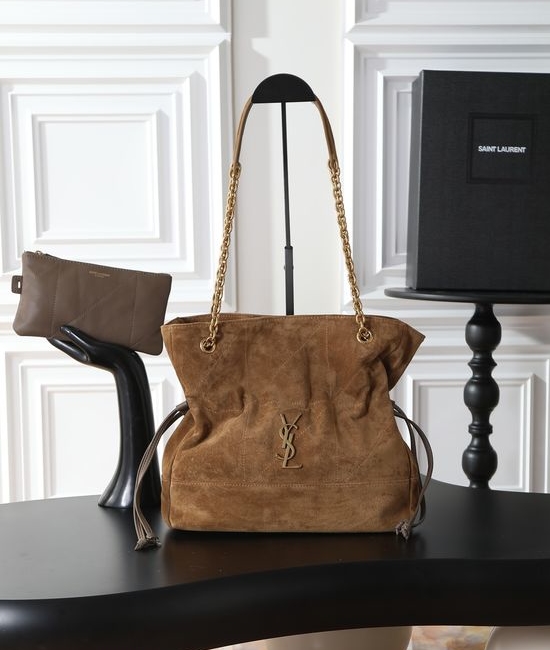 Yves Saint Laurent YSL Jamie Large Pochon Drawstring Bucket Bag 833948