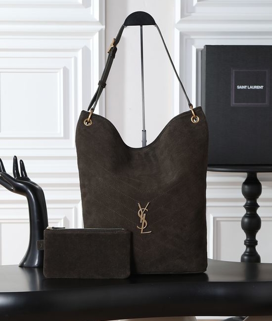 Yves Saint Laurent YSL Niki Suede Bucket Bag 844346