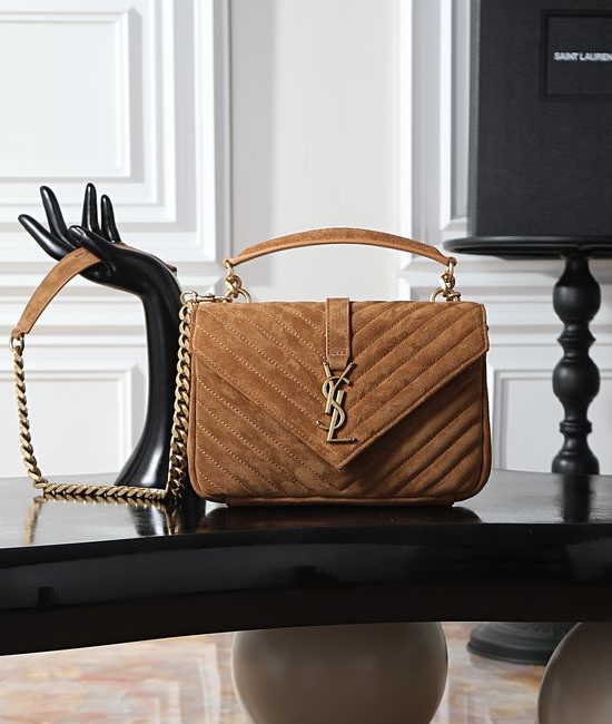Yves Saint Laurent YSL Monogram College Brown Frosted 392737