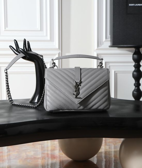 Yves Saint Laurent YSL Monogram College Messenger Bag 392737
