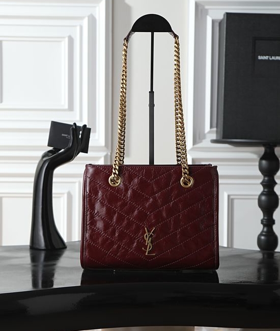 Yves Saint Laurent YSL Niki Leather Tote Bag 872680