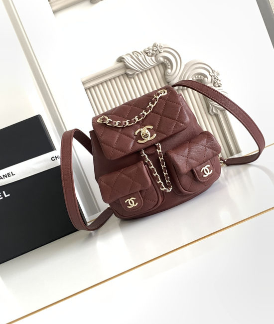 Chanel Duma Grained Calfskin Backpack 7502